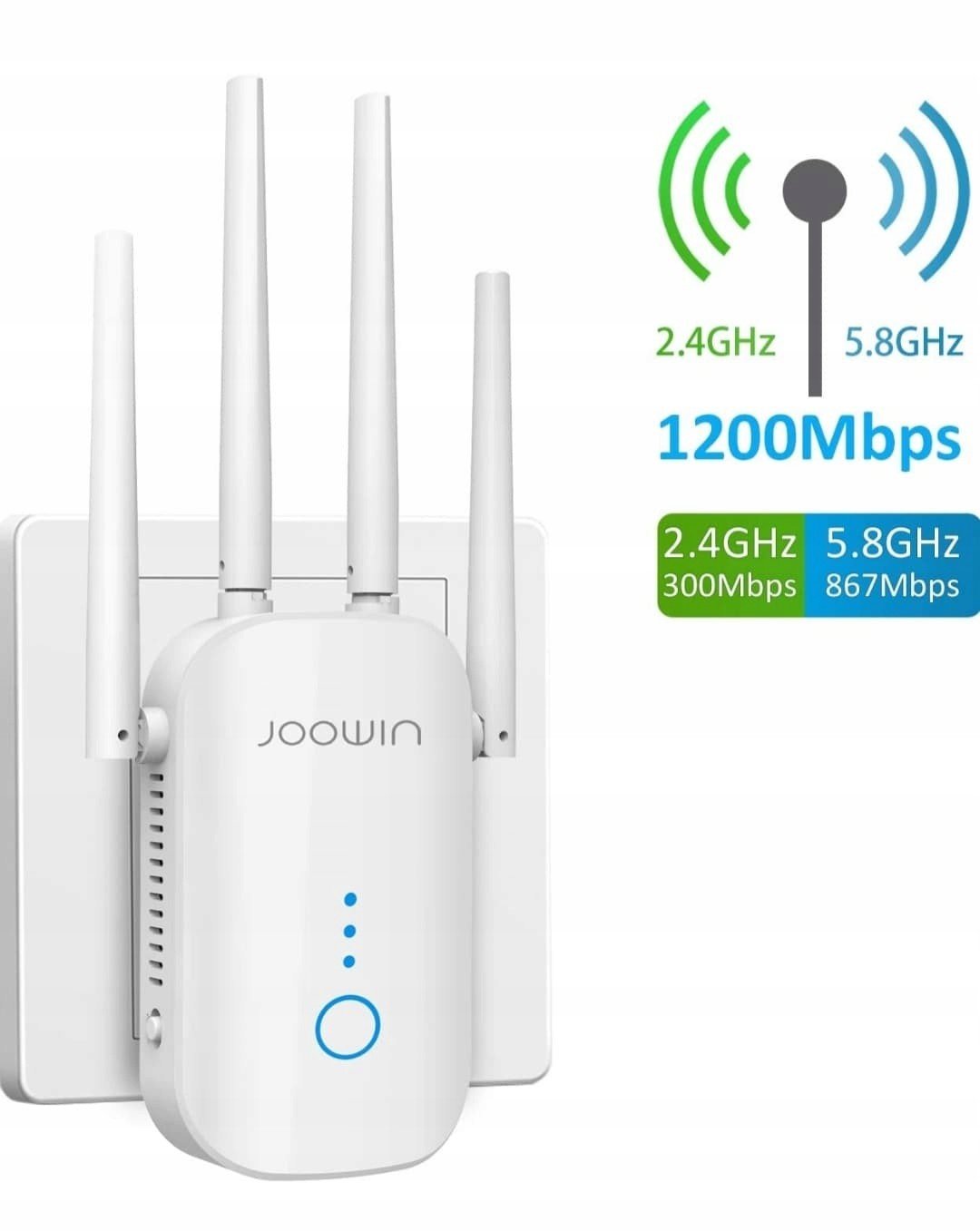 Zesilovač signálu Wi-Fi Joowin JW-WR758AC V2