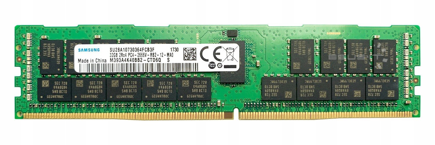 Ram Samsung 32GB DDR4 Reg M393A4K40BB2-CTD