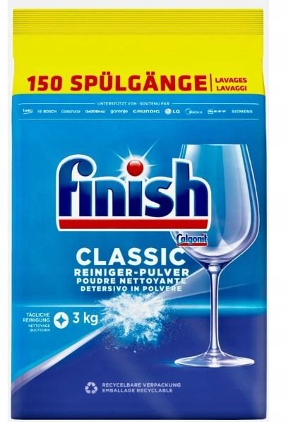 Finish Classic prášek do myčky 3 kg s Německo