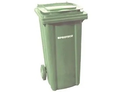Proteco 86-P240-Z Odpadkový koš 240 L zelený