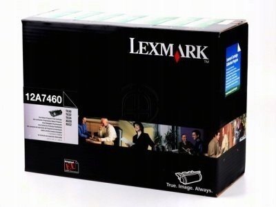 12A7460 toner černý, originál Lexmark