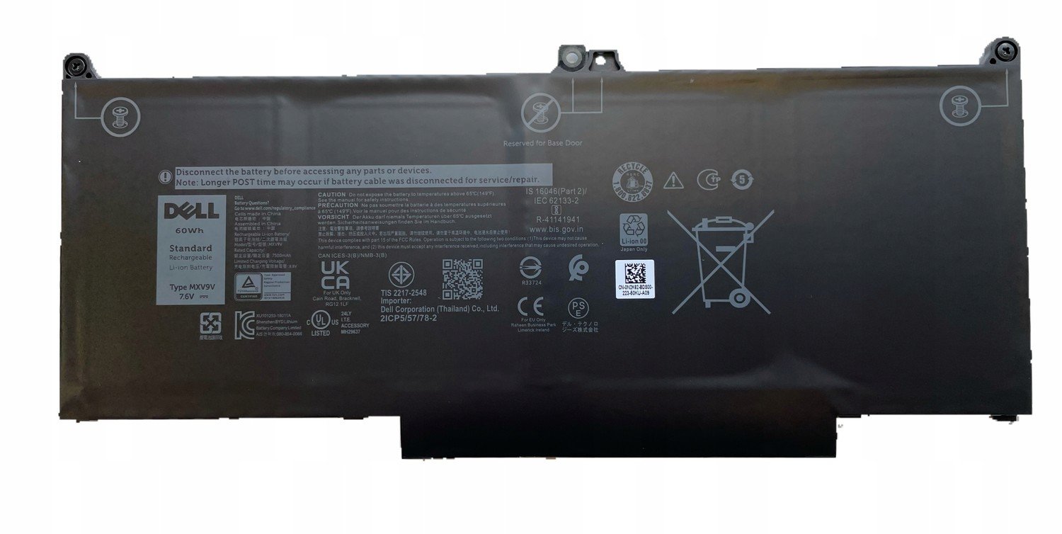 Nová Originální Baterie Dell Type MXV9V N2K62 60Wh