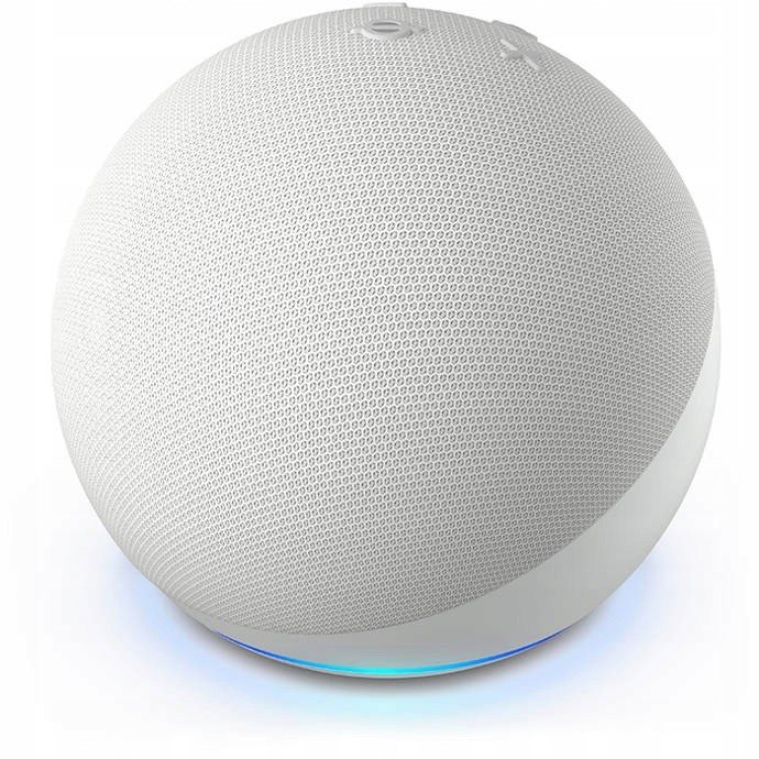 Amazon Echo Dot 5 s hodinami Glacier White