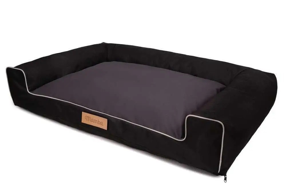 Petsen gauč pro psa černý, odstíny šedé 118 cm x