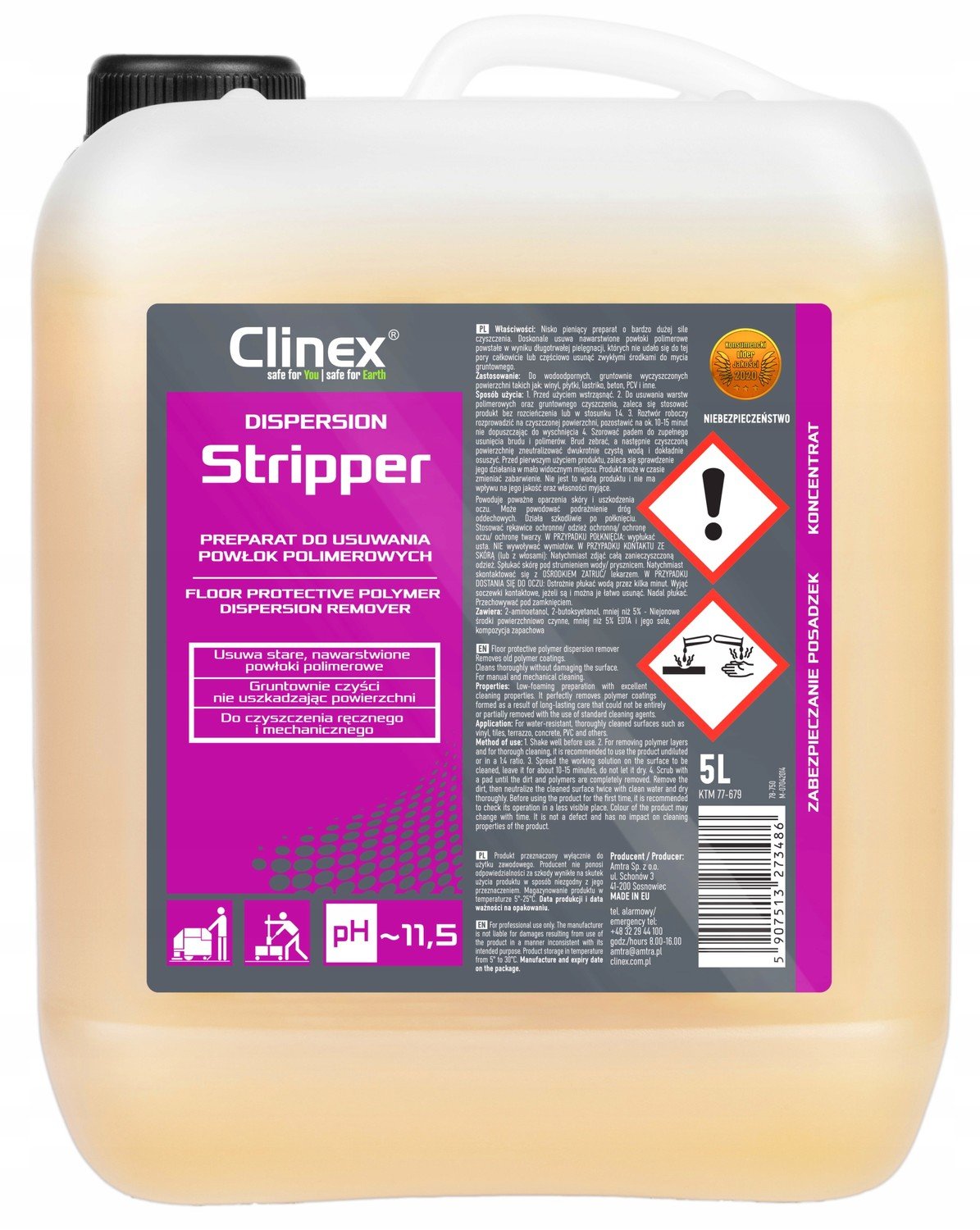 Clinex Dispersion Stripper odstranění polymerů 5L