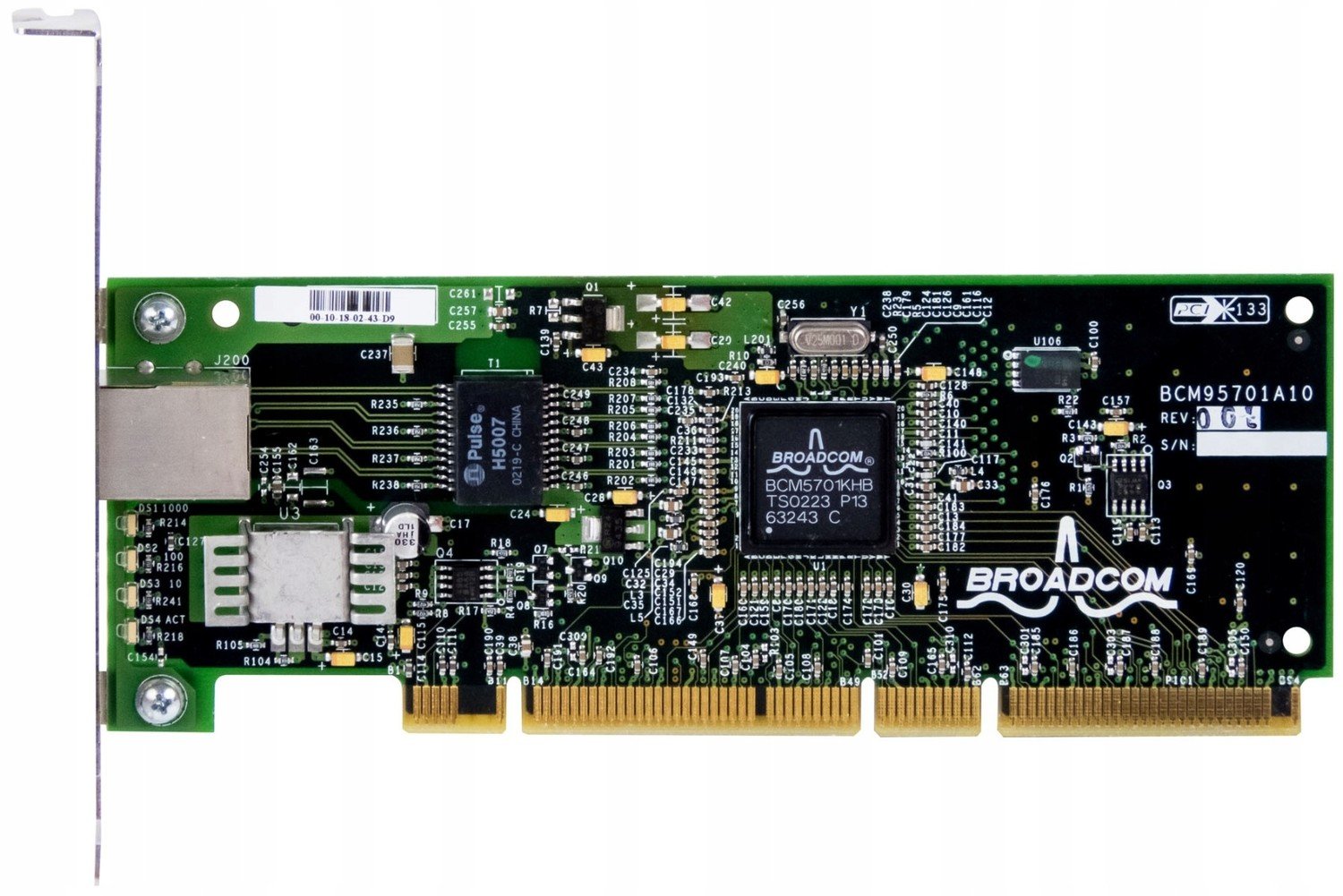 Dell Broadcom 01H984 Pci-x RJ-45 1Gbps BCM95701A10