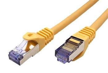 Roline S/FTP patchkabel kat. 6a, Component Level, 1,5m, LSOH, žlutý
