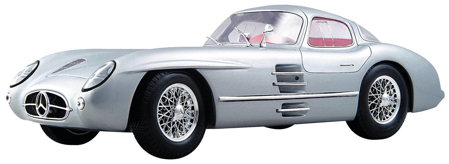 Maisto Mercedes 300SLR Uhlenhaut Coupe 1955, Silber 1:18 model auta