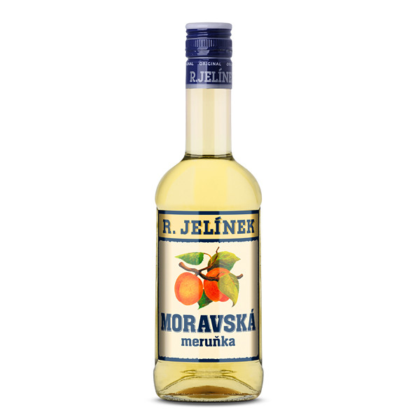 Moravská Meruňka 0,5l 30% R.Jelínek (holá láhev)