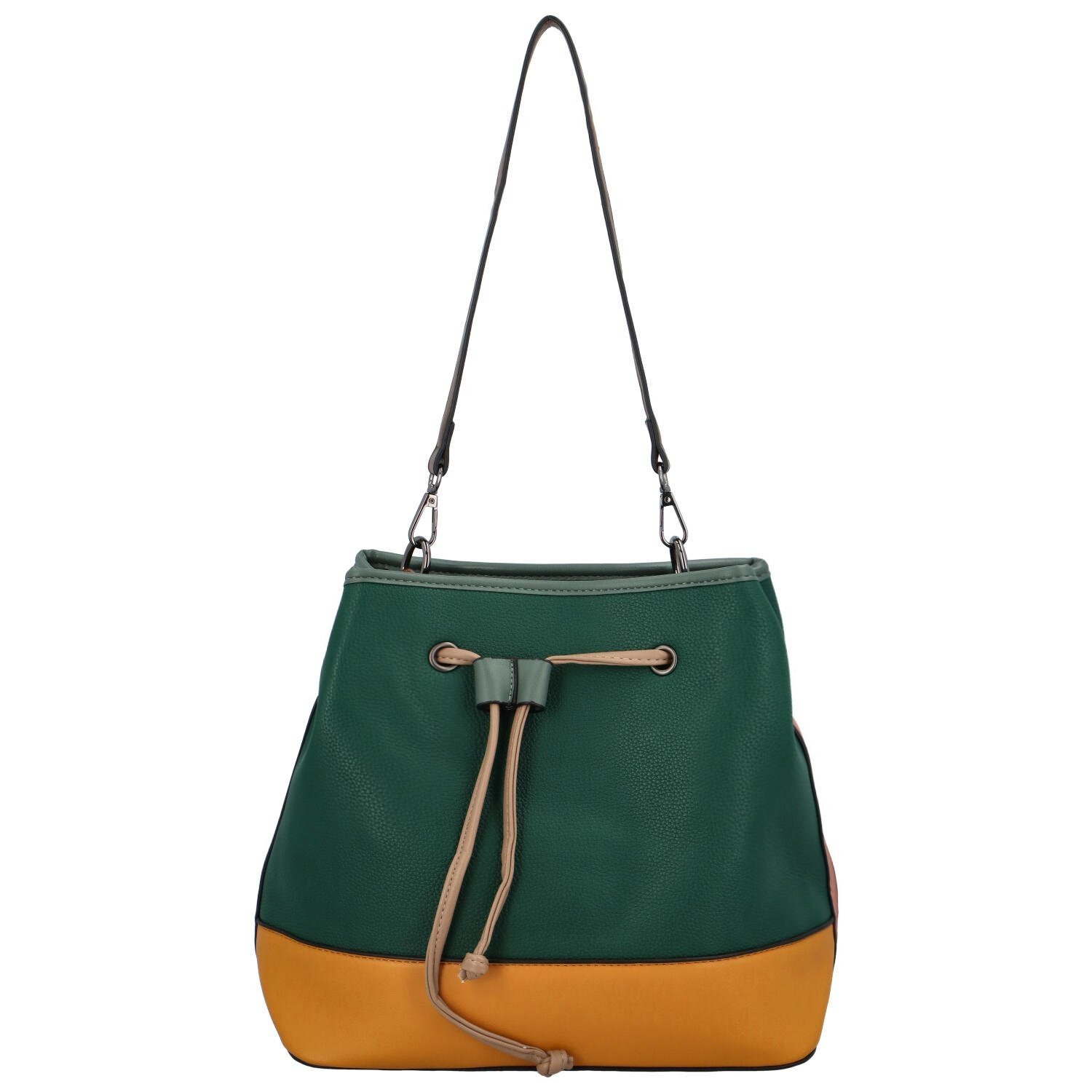 Osobitá dámská kabelka vak Luisa, zelená