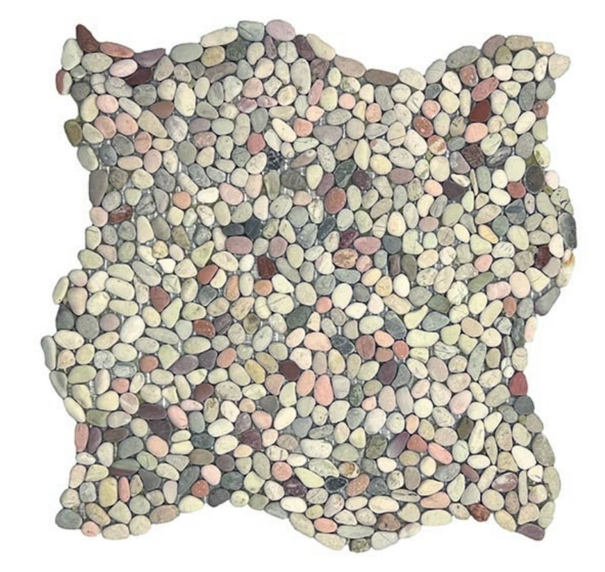 Kamenná mozaika Mosavit Mini pebbles mix 30x30 cm mat PEBBLEMIX 1,000 m2