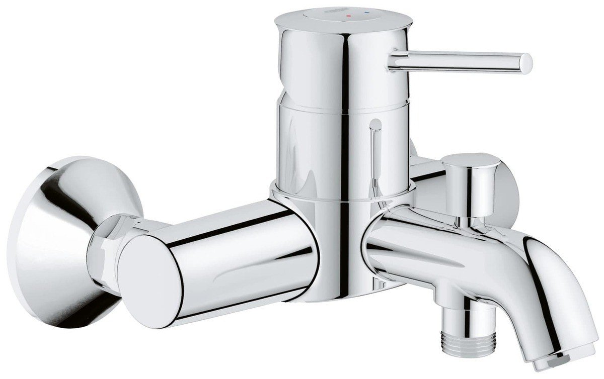 Vanová baterie Grohe BauClassic bez sprchového setu 150 mm chrom 32865000