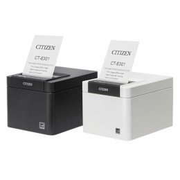 Citizen CT-E301 CTE301X3EWX, USB, RS232, Ethernet, 8 dots/mm (203 dpi), cutter, white