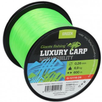 Giants fishing Vlasec Luxury Carp High-Visibility Green 600m|0,30mm /9,3kg