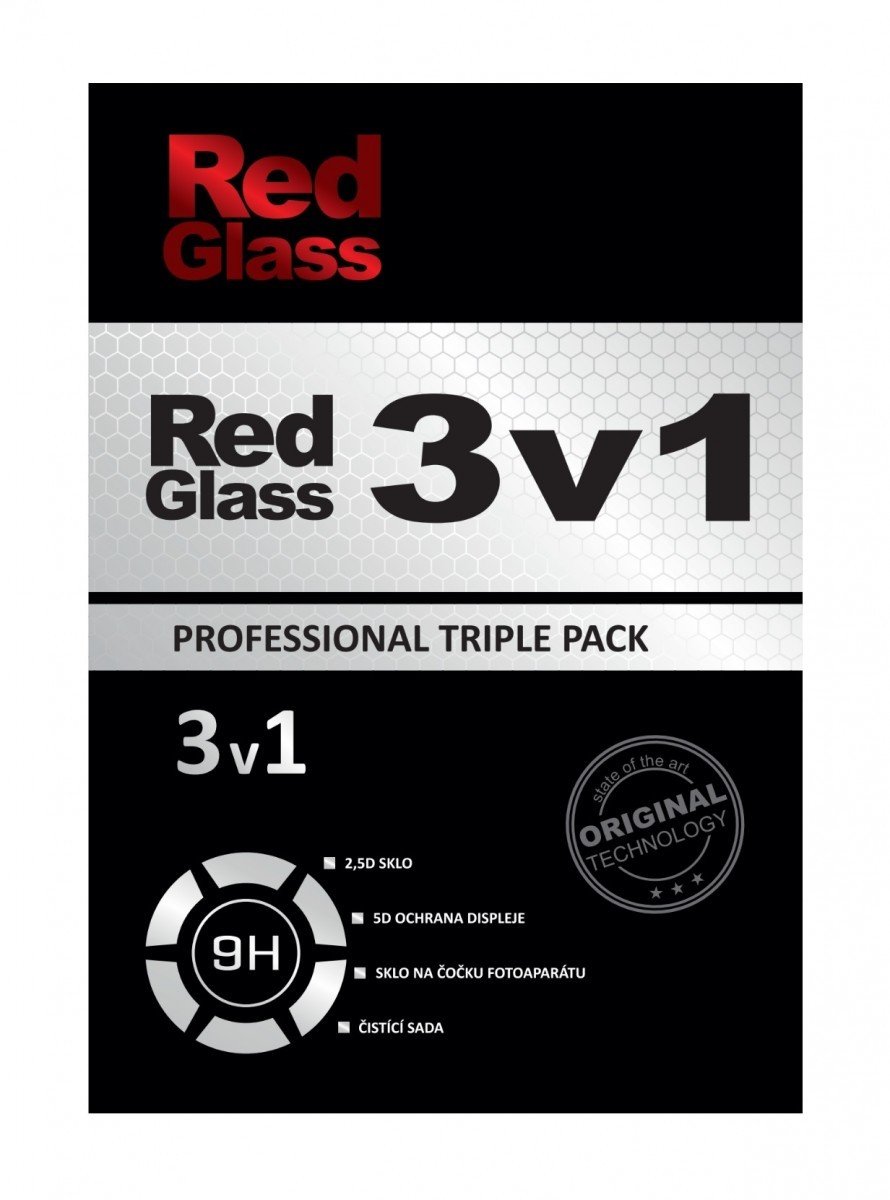 Set ochrany telefonu RedGlass na iPhone 14 Plus Triple Pack 98783