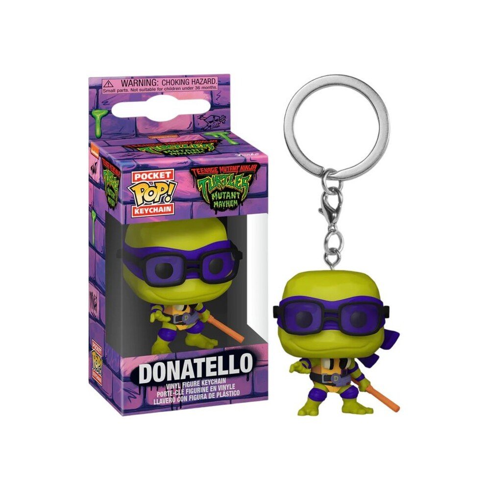 Funko POP Keychain: TMNT Mutant Mayhem - Donatello