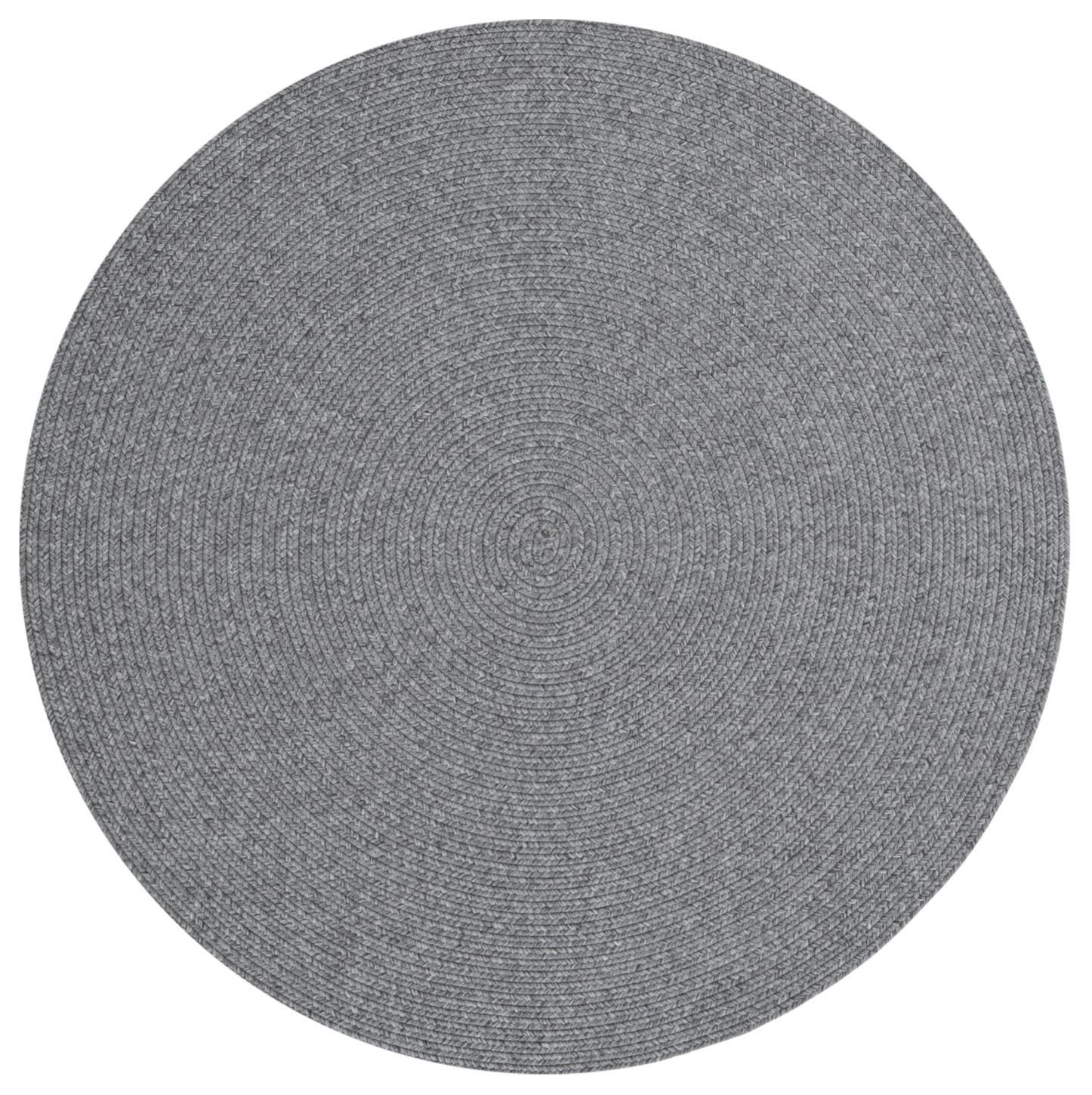 Kusový koberec Braided 105551 Light Grey kruh - 150x150 (průměr) kruh cm NORTHRUGS - Hanse Home koberce