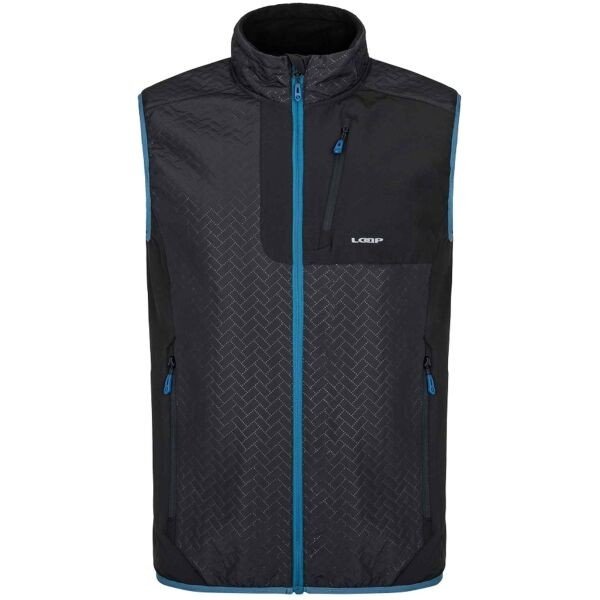 Loap URKEL Pánská vesta, černá, velikost S