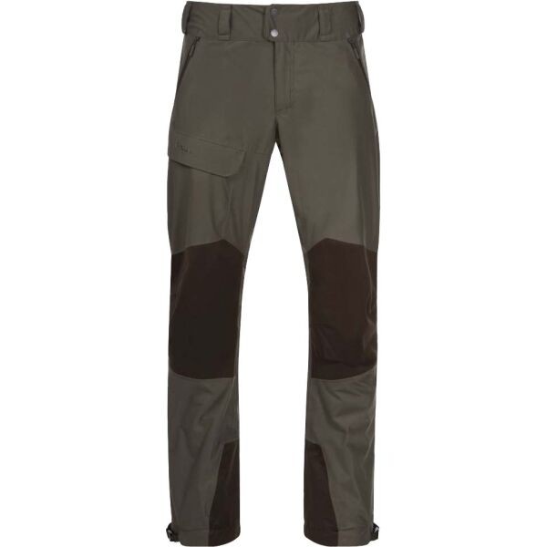Bergans HOGNA V2 2L Pánské softshellové lovecké kalhoty, hnědá, velikost XL