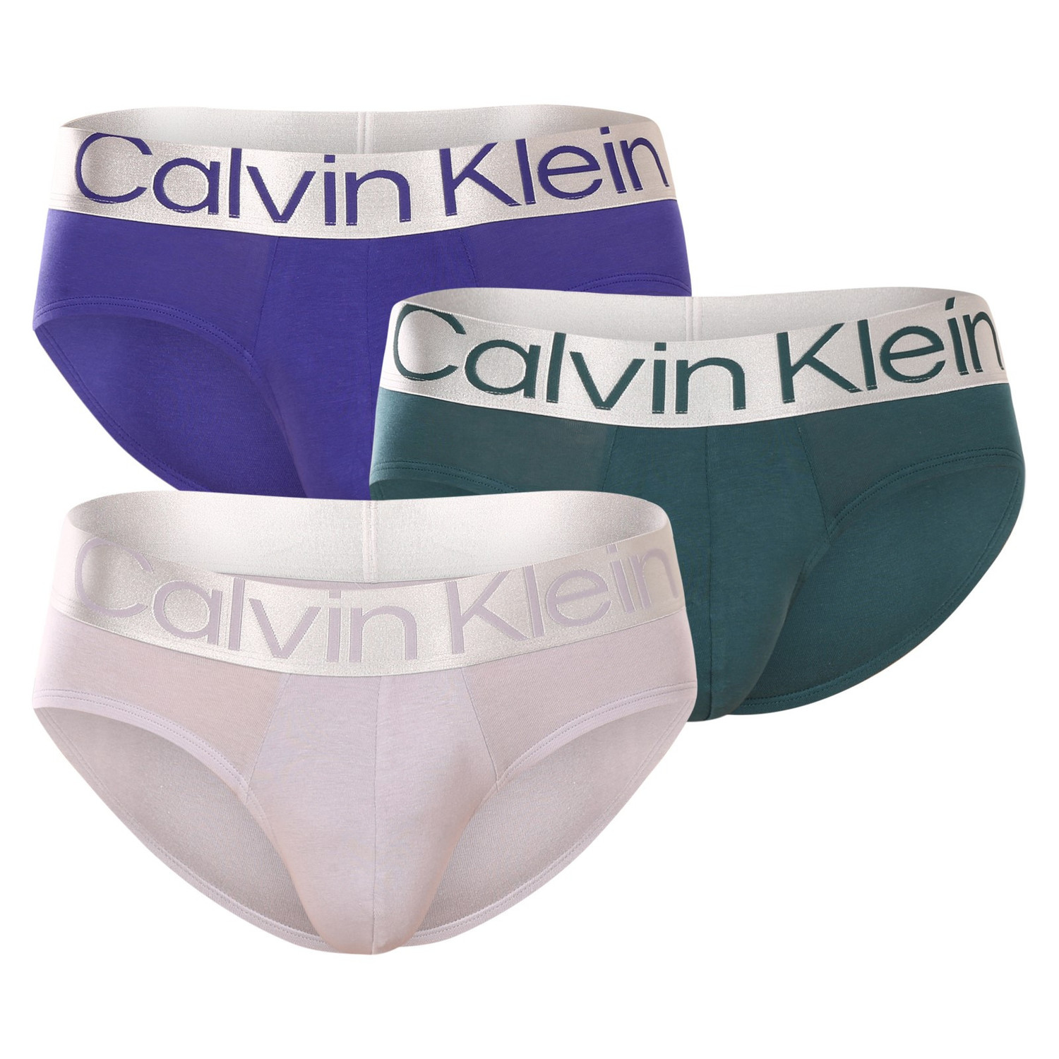3PACK pánské slipy Calvin Klein vícebarevné (NB3129A-GIC) S