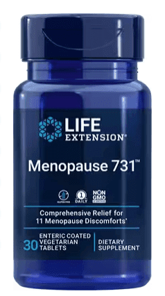 Life Extension Menopause, podpora při menopauze, 30 enterosolventních tablet