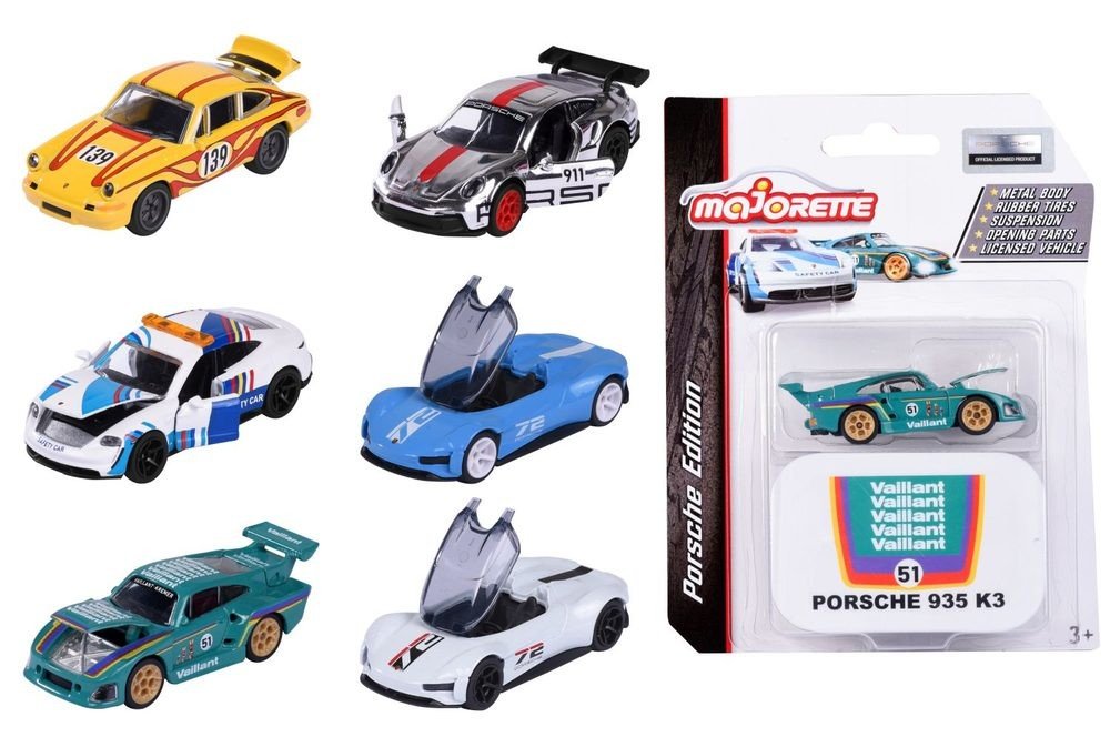 Majorette Autíčko Porsche Motorsport Deluxe, 5 druhů