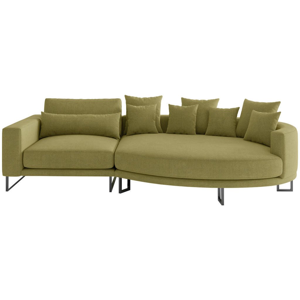 Livetastic POHOVKA BIG SOFA, textil, olivově zelená