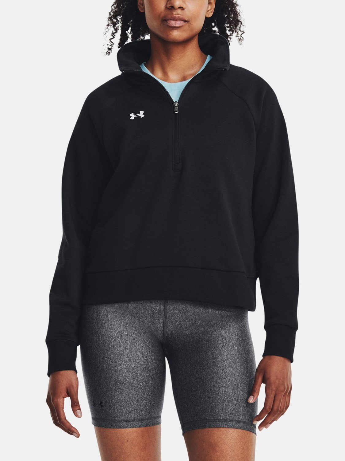 Under Armour Mikina UA Rival Fleece HZ-BLK - Dámské
