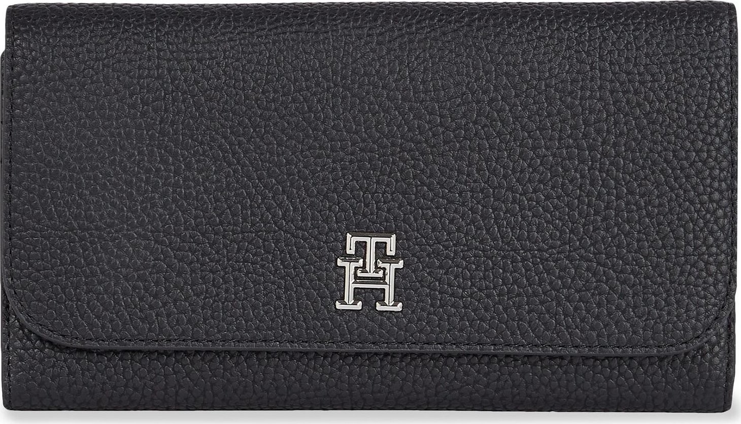 Velká dámská peněženka Tommy Hilfiger Th Emblem Large Flap Wallet AW0AW14888 BDS