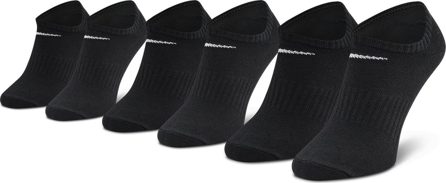 Sada 3 párů pánských ponožek Nike SX7678 010 Černá