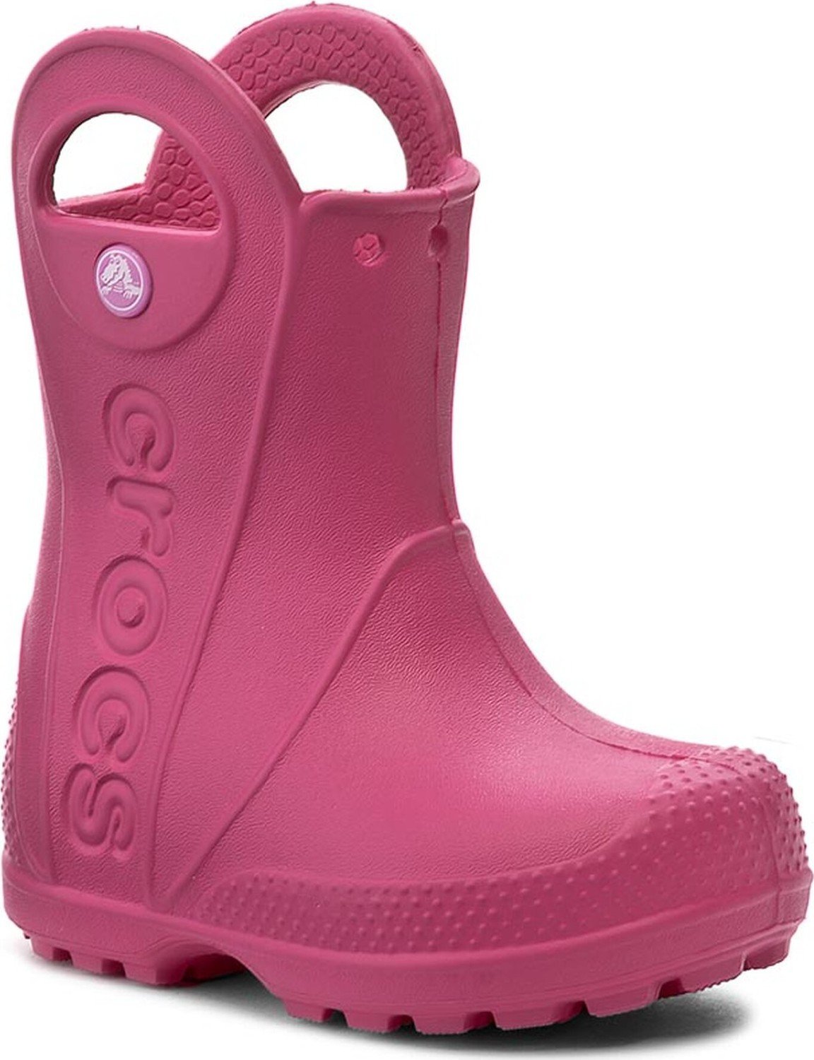 Holínky Crocs Handle It Rain Boot Kids 12803 Candy Pink
