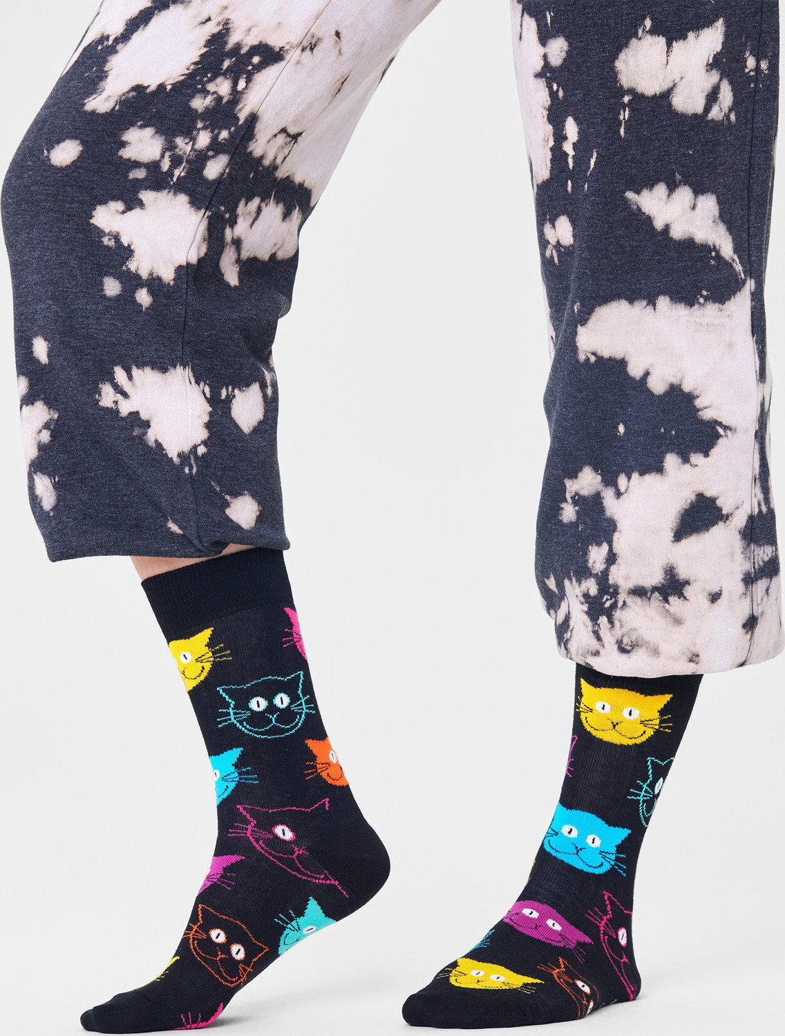 Klasické ponožky Unisex Happy Socks MJA01-9050 Černá
