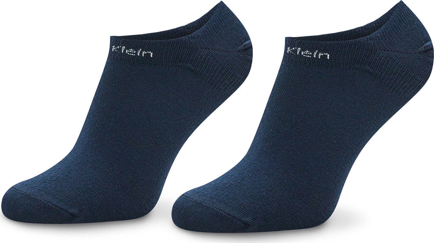 Sada 2 párů dámských nízkých ponožek Calvin Klein 701218774 Navy 003