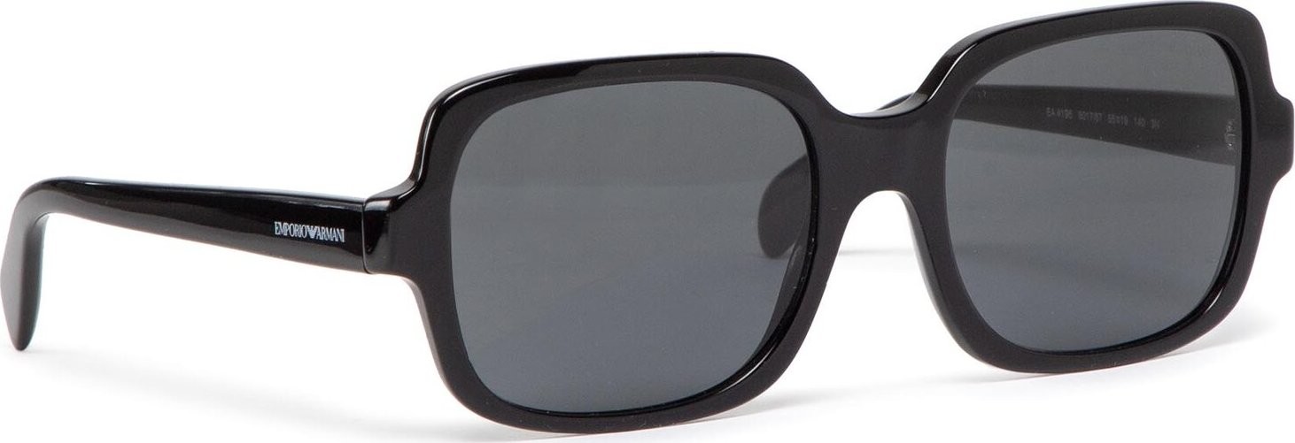 Sluneční brýle Emporio Armani 0EA4195 501787 Shiny Black/Dark Grey