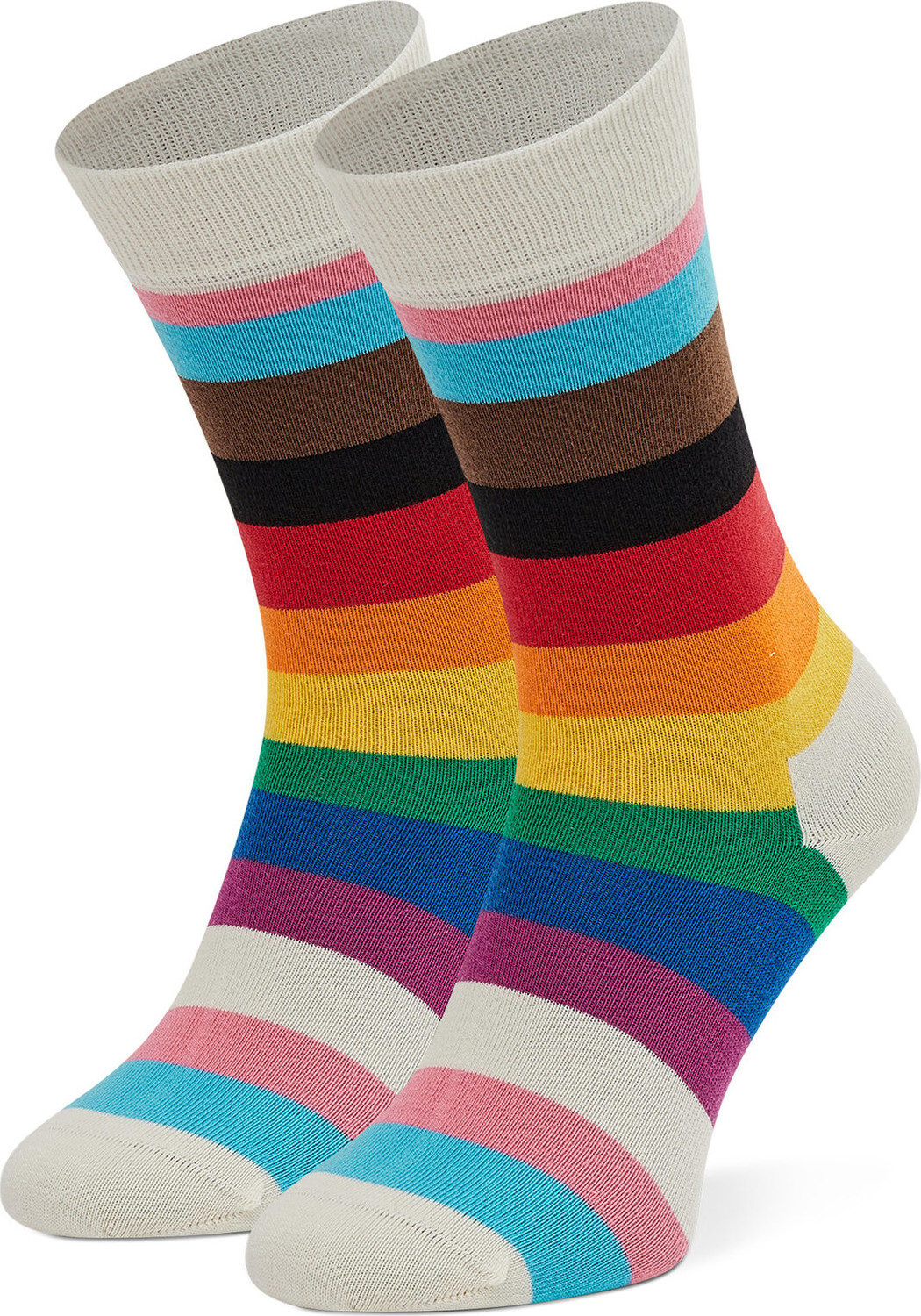 Dámské klasické ponožky Happy Socks PRS01-0200 Barevná