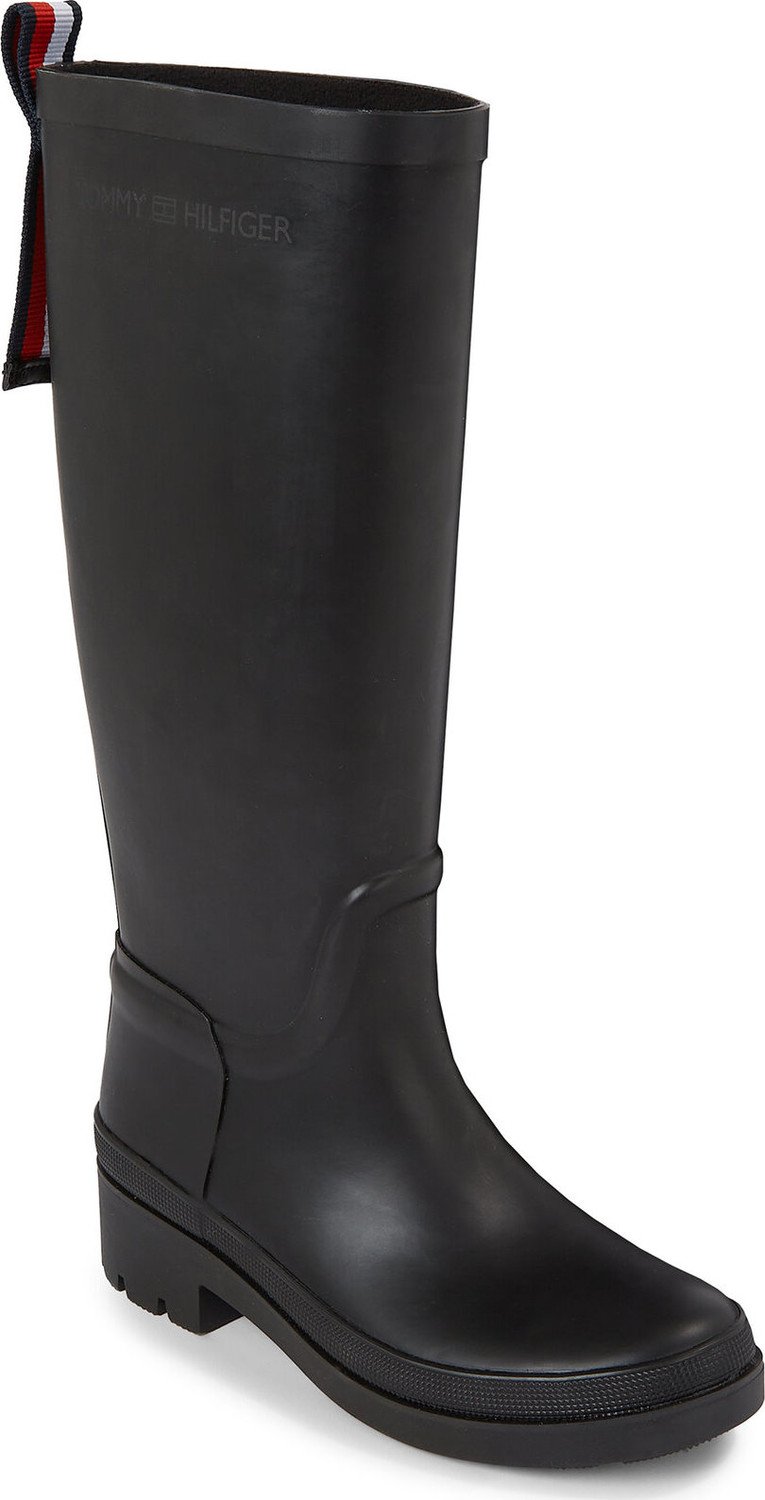Holínky Tommy Hilfiger Tommy Rubberboot FW0FW07665 Black BDS