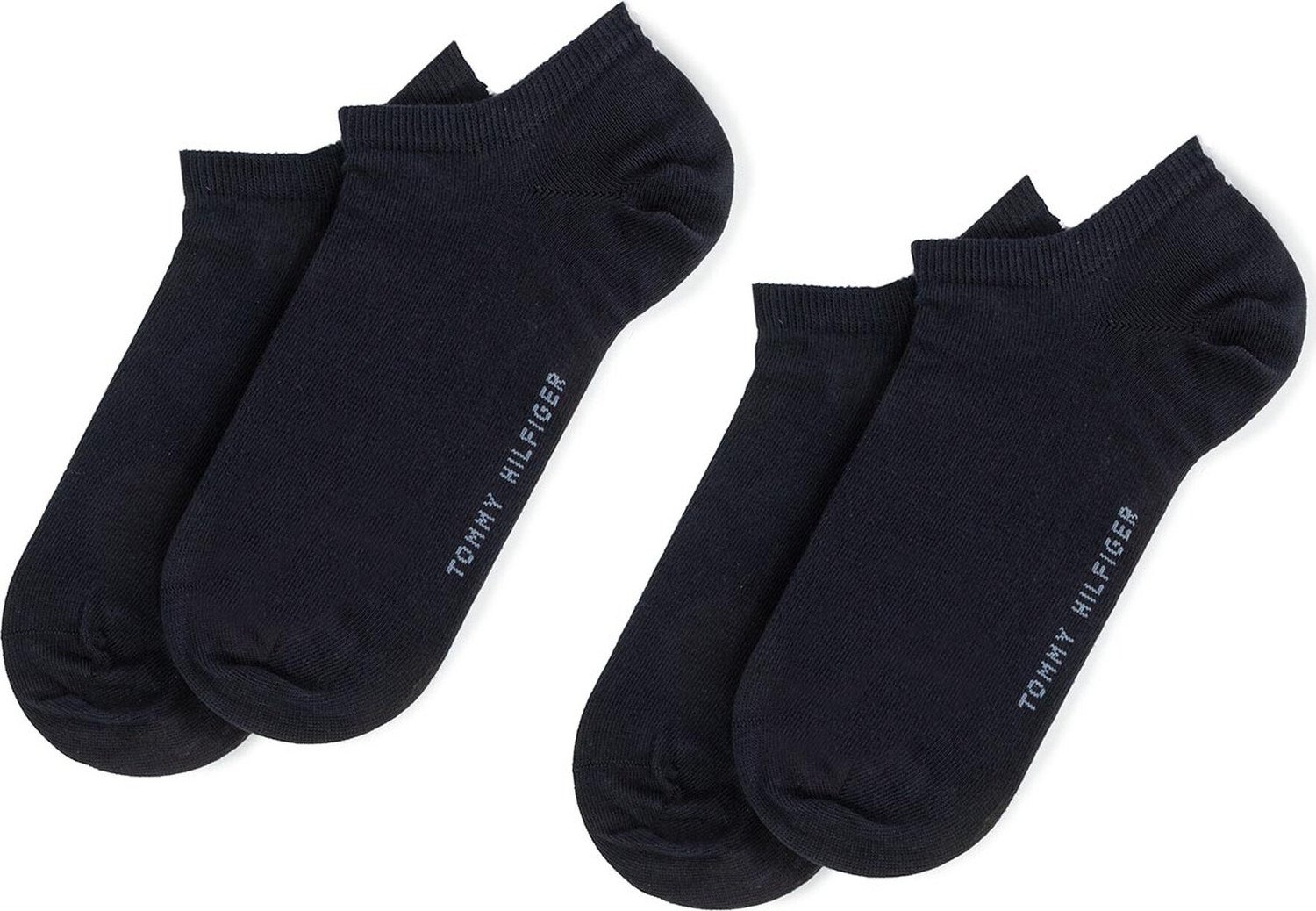 Sada 2 párů pánských nízkých ponožek Tommy Hilfiger 342023001 Dark Navy 322 1