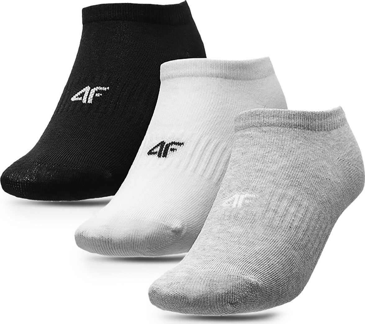 Sada 3 párů dětských nízkých ponožek 4F 4FJSS23USOCM103 93S