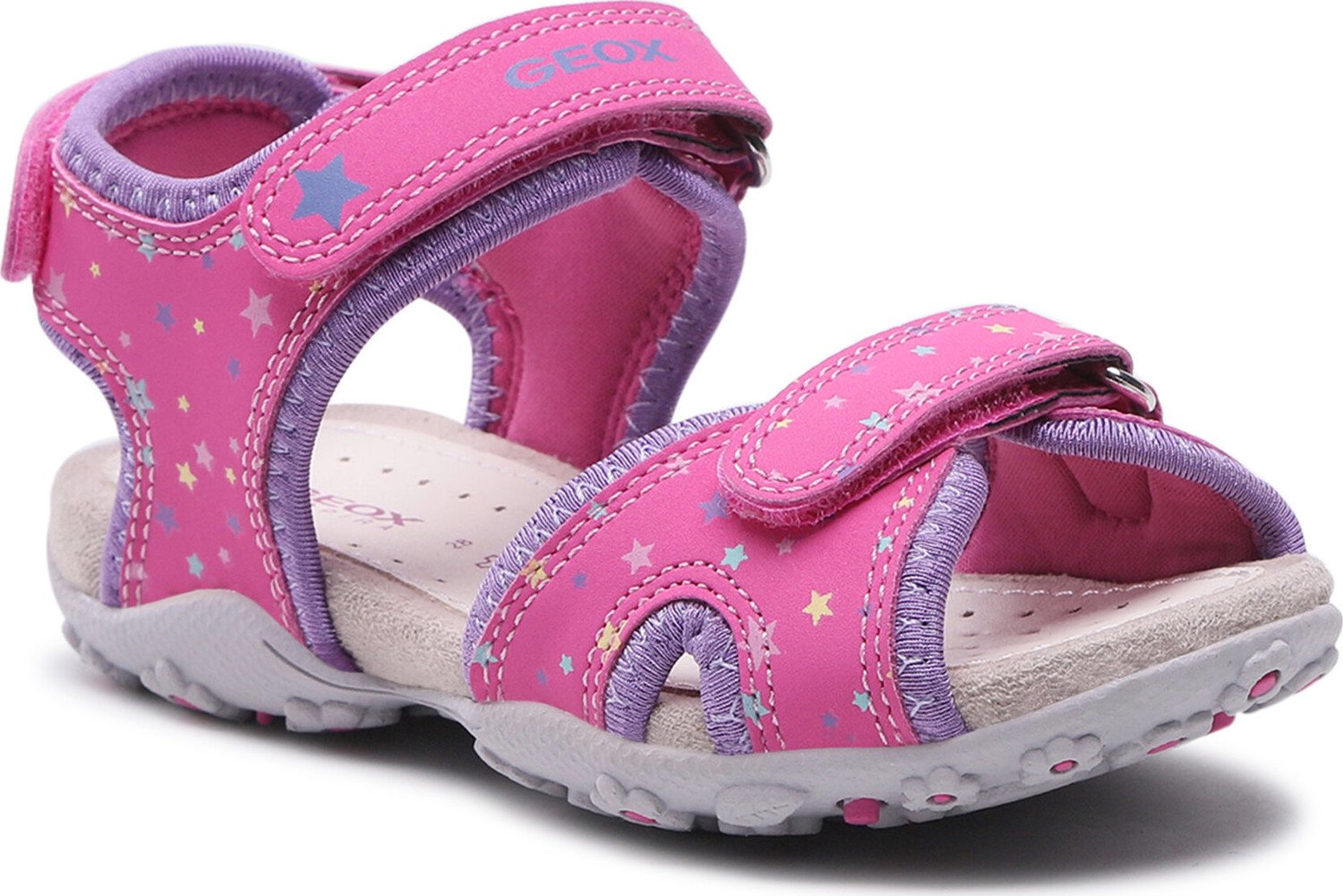 Sandály Geox J S.Roxanne B J25D9B 05015 C8257 S Fuchsia/Lilac