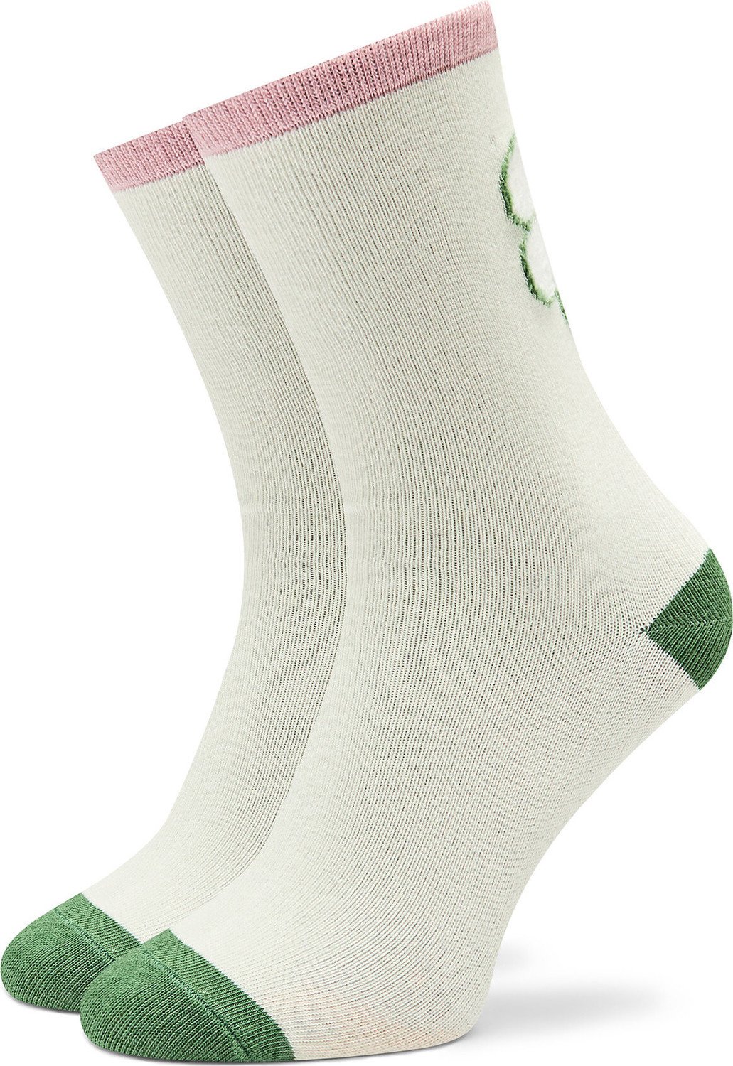 Dámské klasické ponožky Vans Oversized Floral Sock VN00074KFS81 Oversized Floral Marshmallow