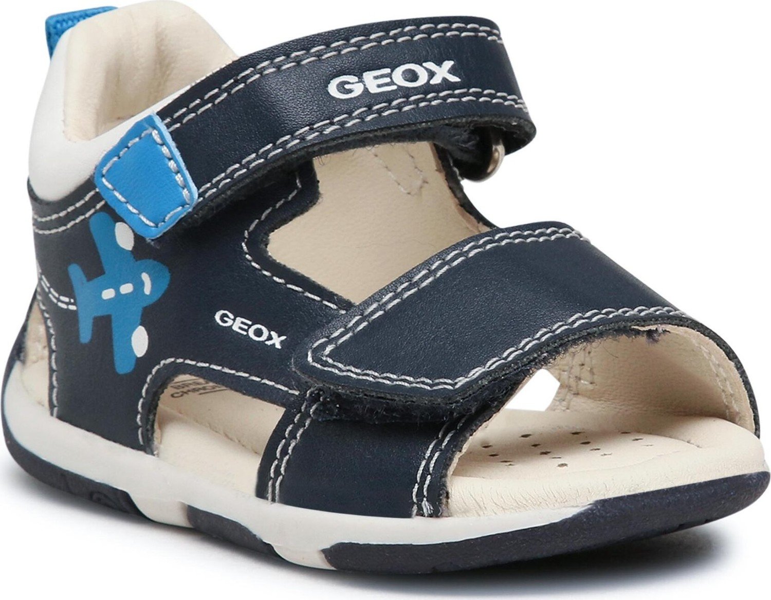 Sandály Geox B Sandal Tapuz Boy B150XB000BCC0693 Navy/Lt Blue