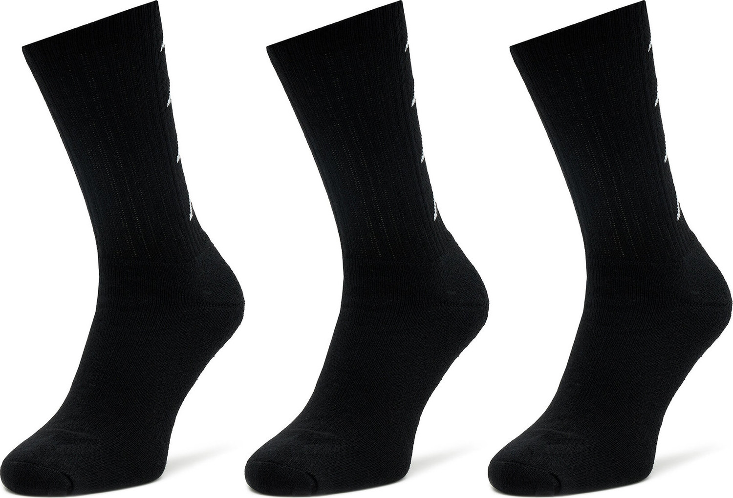 Sada 3 párů vysokých ponožek unisex Kappa 710069 Caviar 19-4006