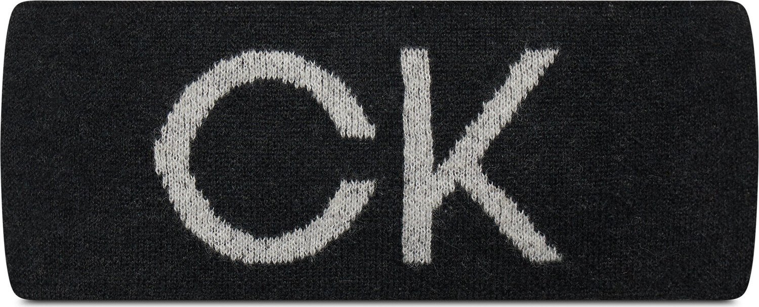 Textilní čelenka Calvin Klein Elevated Monogram K60K609962 Blk BAX
