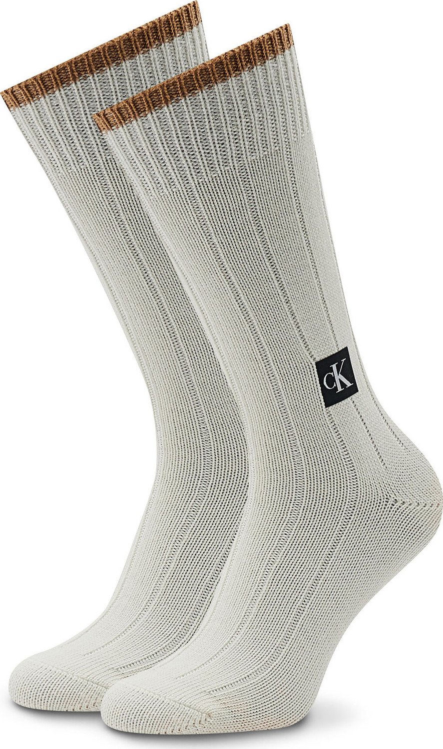 Pánské klasické ponožky Calvin Klein Jeans 701219838 White 002