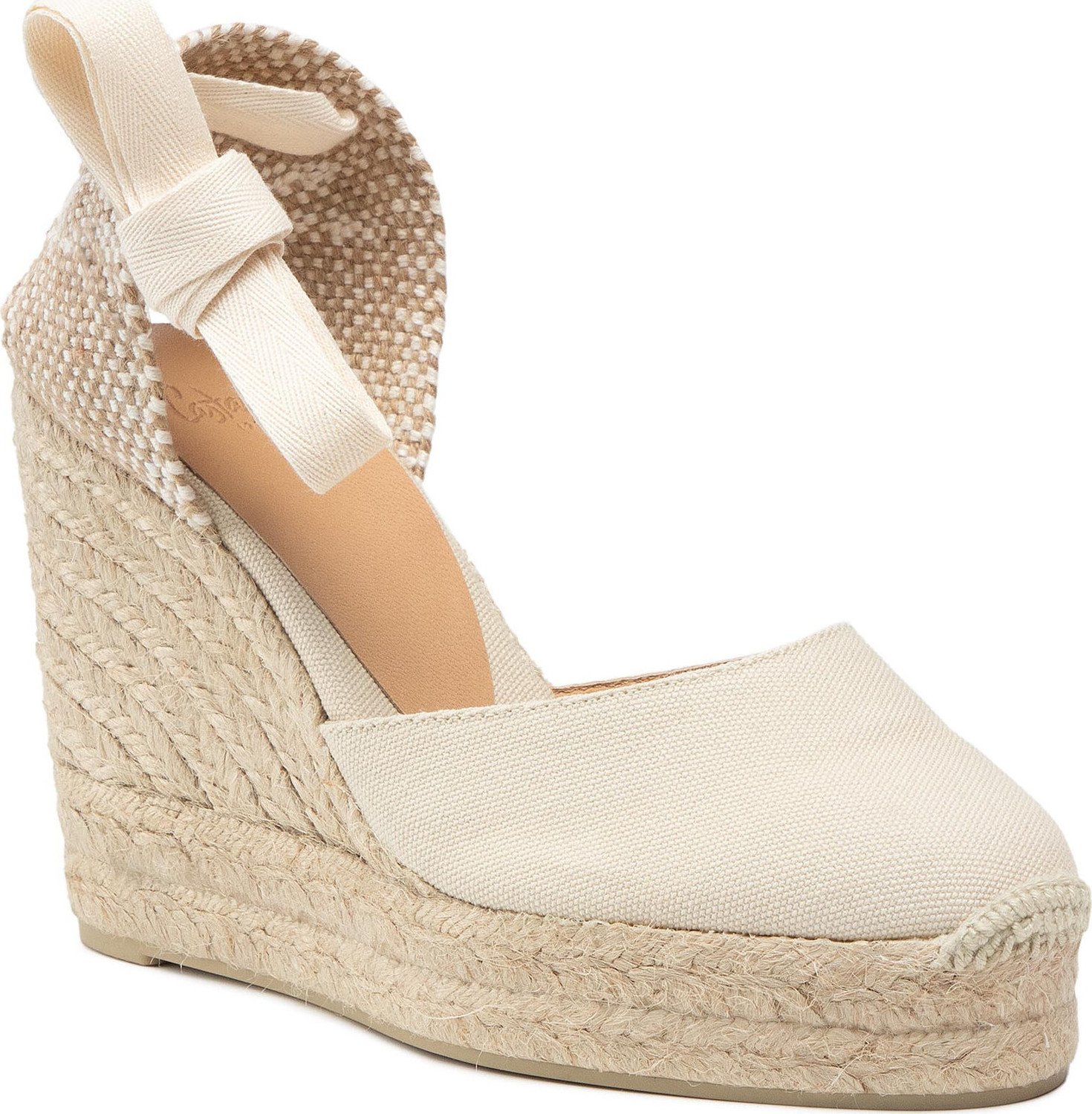 Espadrilky Castañer Carina/8ED/001 Ivory