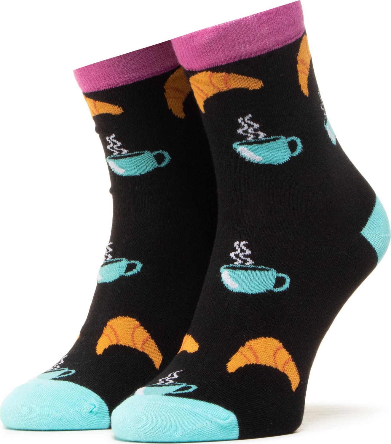 Dámské klasické ponožky Dots Socks DTS-SX-419-A Černá