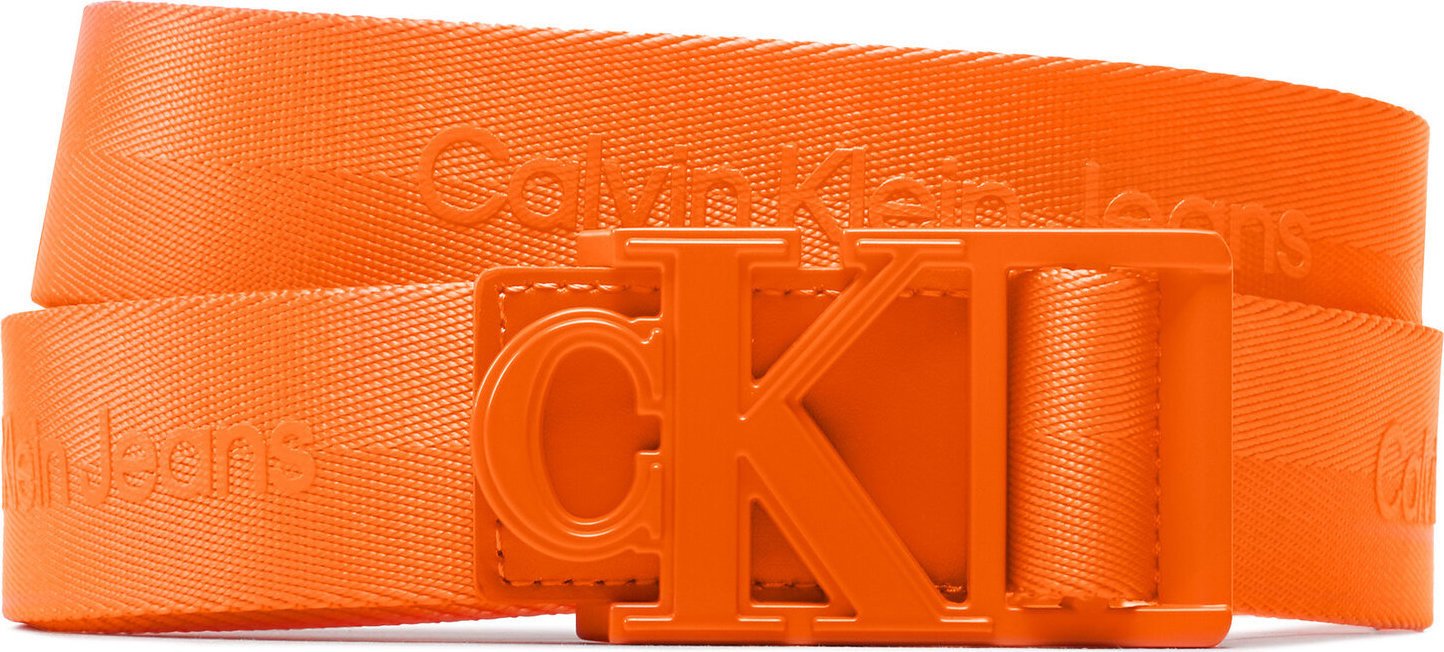 Pánský pásek Calvin Klein Jeans Monogram Logo Webbing Belt 35Mm K50K510475 SCB