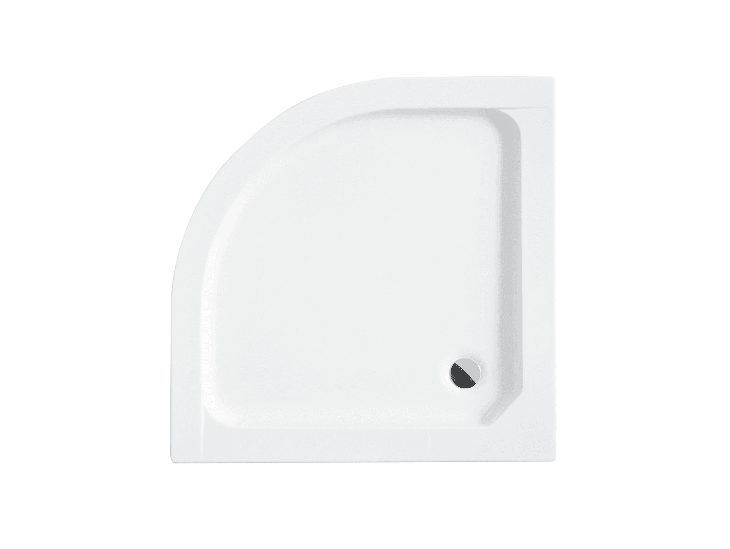 BESCO Olsen Spa  Alex OLBVANACALE70 - Čtvrtkruhová sprchová vanička ALEX