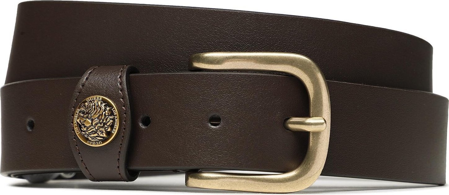 Pánský pásek Guess King I Belts BM7732 LEA35 BRO