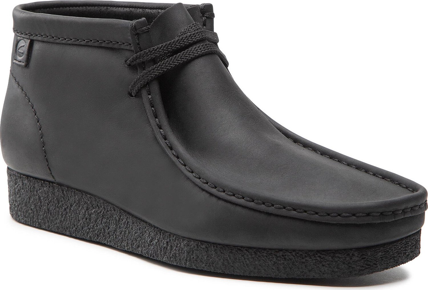 Kotníková obuv Clarks Shacre Boot 261594407 Black Leather